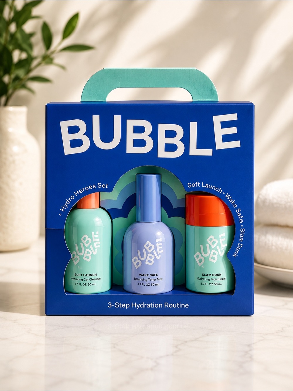BUBBLE 3-Step Hydration Set